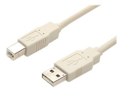 StarTech USBFAB_10 10ft Beige A to B USB 2.0 Cable; M/M