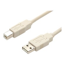 StarTech USBFAB_10 10ft Beige A to B USB 2.0 Cable; M/M