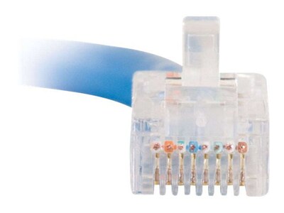 dnpC2G ® 25462 1 RJ-45 Male/Male Cat5e Non-Booted Unshielded Ethernet Network Patch Cable, Blue