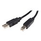 StarTech USB2HAB6 6ft USB 2.0 Certified A to B Cable; M/M