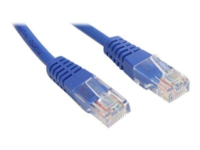StarTech M45PATCH3BL 3ft Cat5e Blue Molded RJ45 UTP Patch Cable