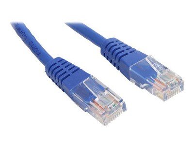StarTech M45PATCH10BL 10ft Cat5e Blue Molded RJ45 UTP Patch Cable