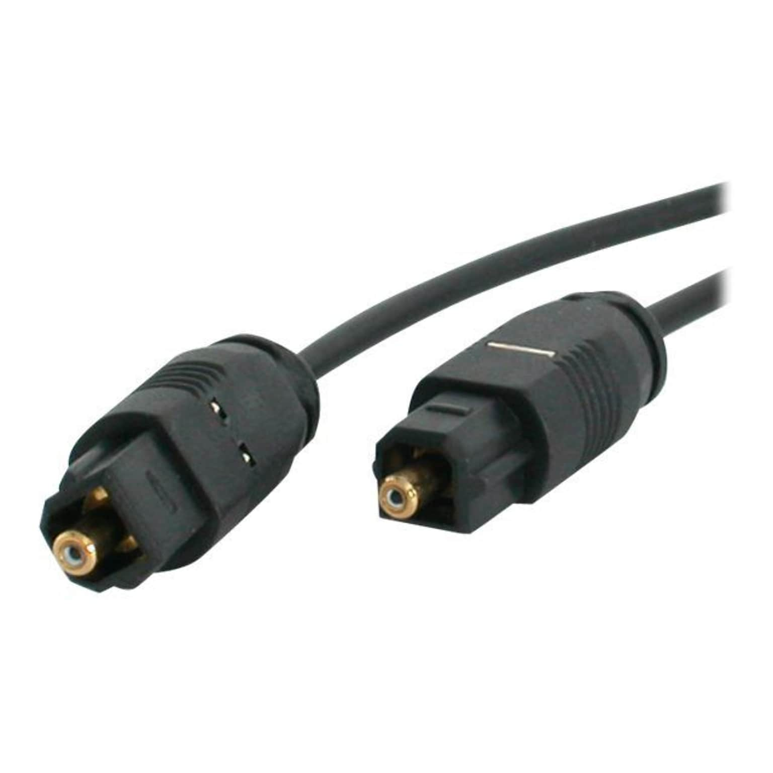 StarTech THINTOS3 3ft Toslink SPDIF Optical Digital Audio Cable