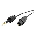 StarTech THINTOSMIN10 10ft Toslink to Miniplug Digital Audio Cable