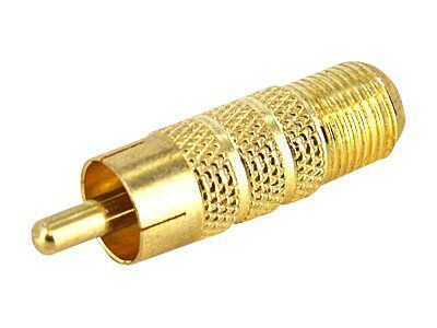 StarTech RCACOAXMF RCA to F Type Coaxial Adapter M/F