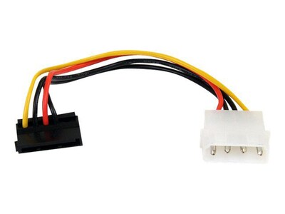 StarTech 6in 4 Pin Molex to Right Angle SATA Power Cable Adapter