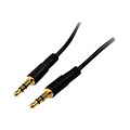 StarTech MU10MMS 10ft Slim 3.5mm Stereo Audio Cable; M/M