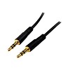 StarTech MU3MMS 3ft Slim 3.5mm Stereo Audio Cable; M/M