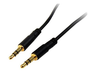 StarTech MU6MMS 6ft Slim 3.5mm Stereo Audio Cable - M/M