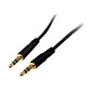 StarTech MU6MMS 6ft Slim 3.5mm Stereo Audio Cable - M/M