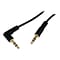 StarTech MU6MMSRA 6ft Slim 3.5mm to Right Angle Stereo Audio Cable; M/M