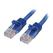 StarTech RJ45PATCH10 Cat5e Patch Cable with Snagless RJ45 Connectors; 10ft, Blue