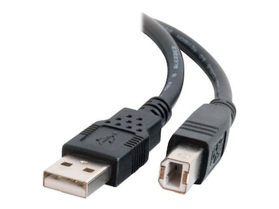 C2G 28104 5m Type A USB 2.0 to Type B USB 2.0 Male/Male Data Transfer Cable; Black