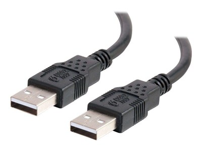 C2G 1m USB 2.0 A Male to A Male Cable - Black (3.2ft)