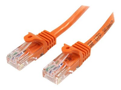 StarTech 45PATCH6OR Cat5e Patch Cable with Snagless RJ45 Connectors, 6ft, Orange