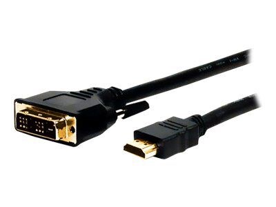 Comprehensive® Standard Series 3 HDMI to DVI Male/Male Cable; Black
