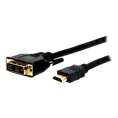 Comprehensive® Standard Series 3' HDMI to DVI Male/Male Cable; Black