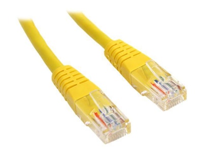 StarTech M45PATCH15YL 15ft Cat5e Yellow Molded RJ45 UTP Patch Cable