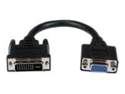AddOn® 8 DVI-D Male to VGA Female Active Adapter Cable, Black