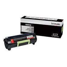 Lexmark  500HA High Yield Toner Cartridge, Black (50F0HA0)