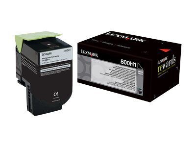 Lexmark® Unison 80C0H10 Black 4000 Pages High Yield Toner Cartridge for CX410de/CX410e Printer