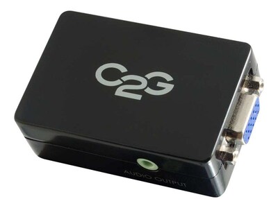 C2G ® Pro 40714 HDMI to VGA Audio Adapter Converter; Black