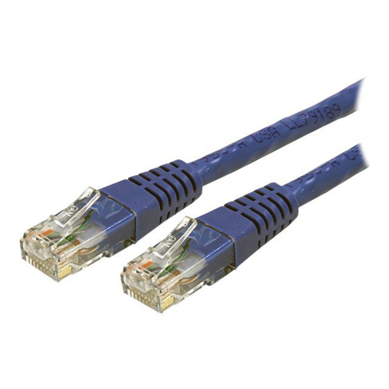 StarTech C6PATCH5BL 5ft Cat-6 Blue Molded RJ45 UTP Gigabit Cat6 Patch Cable