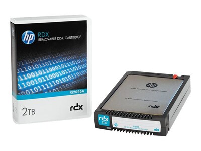 HP® RDX Removable Disk Cartridge; 2TB (Q2046A)