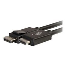 C2G® 54327 10 DisplayPort to HDMI Male/Male Adapter Cable; Black
