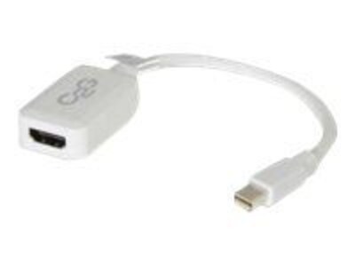 C2G ® 54314 8" Mini DisplayPort to HDMI Adapter Converter; White