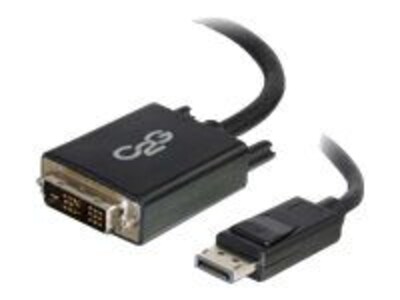 C2G ® 54330 10 DisplayPort to DVI-D Adapter Cable; Black