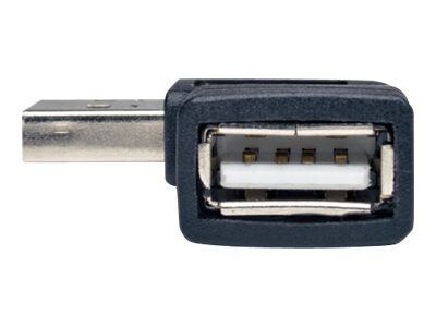 Tripp Lite Universal Reversible Type-A USB/Type-A USB Male/Female Hi-Speed Adapter, Black (UR024-000-RA) (3866579)