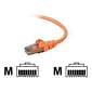 Belkin A3L980-15-ORG-S 15' RJ-45 Male/Male Cat6 Snagless Patch Cable, Orange