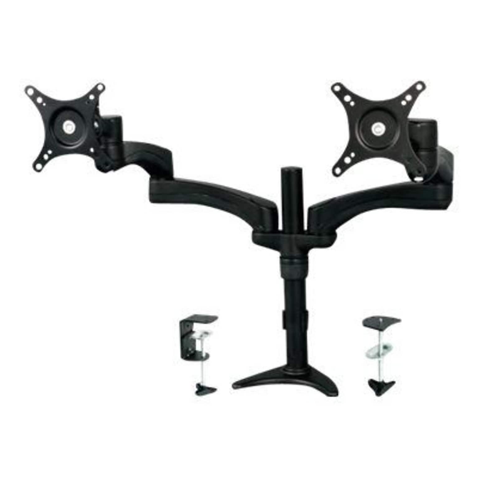 StarTech ARMDUAL Articulating Dual Monitor Arm; Grommet/Desk Mount w/Cable Management & Height Adj
