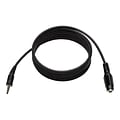 Tripp Lite P318-006-MF 6 3.5 mm Mini Stereo Audio Headset Extension Cable; Black