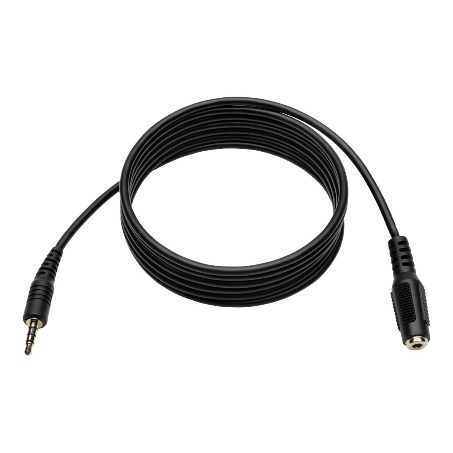 Tripp Lite P318-006-MF 6 3.5 mm Mini Stereo Audio Headset Extension Cable; Black