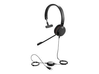 Jabra EVOLVE 20 UC Wired Mono Headset w/Mic