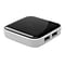 Belkin™ 4 Port Hi-Speed USB 2.0 Powered Desktop Hub; Black/Gray (F4U020TT)