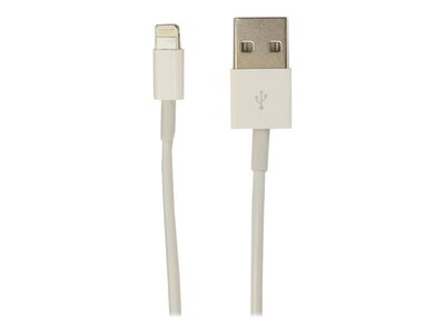 VisionTek 9.84 Lightning to Type A USB Male Data Transfer Cable; White (900779)
