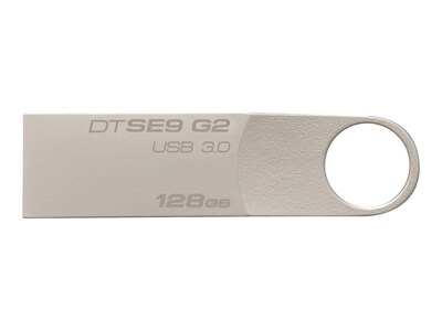 Kingston DataTraveler SE9 G2 USB 3.0 128GB Key Ring Drive (DTSE9G2/128GB)