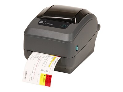 Zebra® GX430t 6 in/s Performance Parallel Thermal Transfer Printer; 1.25 - 39, 300 dpi