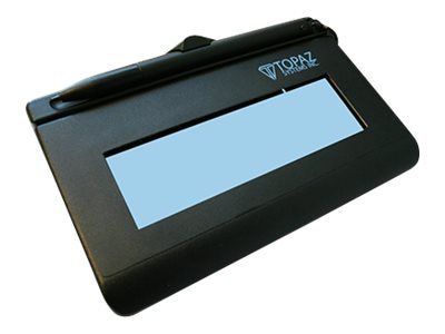 Topaz® SignatureGem LCD 1x5 USB Signature Pad With Active Pen; Black, 4.4 x 1.3