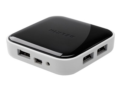 Belkin® 7-Port USB 2.0 Clamshell External Hub