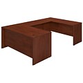 Bush Business Furniture Westfield Elite 66W x 30D U Shaped Desk, Hansen Cherry (SRE099HC)