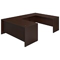 Bush Business Furniture Westfield Elite 72W x 30D U Shaped Desk, Mocha Cherry (SRE100MR)