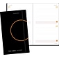 AT-A-GLANCE 8.25" x 5.12" Daily Planner, Paperboard Cover, Black (80-6121-05)