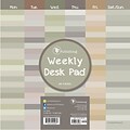 TF Publishing Shades Weekly Desk Pad Calendar; 8.5 x 8.5