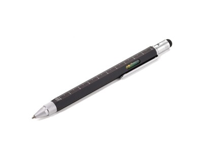 Troika Construction Ballpoint Pen, Medium, Black