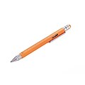 Troika Construction Ballpoint Pen, Medium, Neon Orange