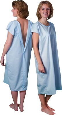 Core Products® Cloth Patient Gowns; X- Large, Blue